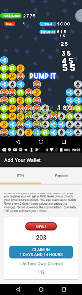 Get FREE Ethereum by playing Crypto Pop