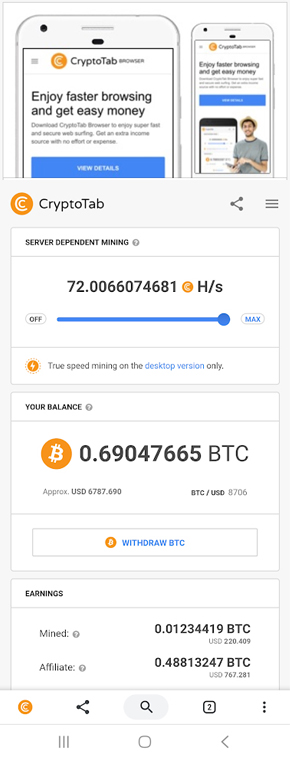 Start earning FREE Bitcoin just by browsing the web